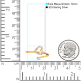 Round Heart Promise Eternity Ring Simulated Cubic Zirconia 925 Sterling Silver