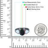 Three Stone Vintage Style Oval Art Deco Created White Opal Wedding Engagement Ring Simulated Cubic Zirconia 925 Sterling Silver