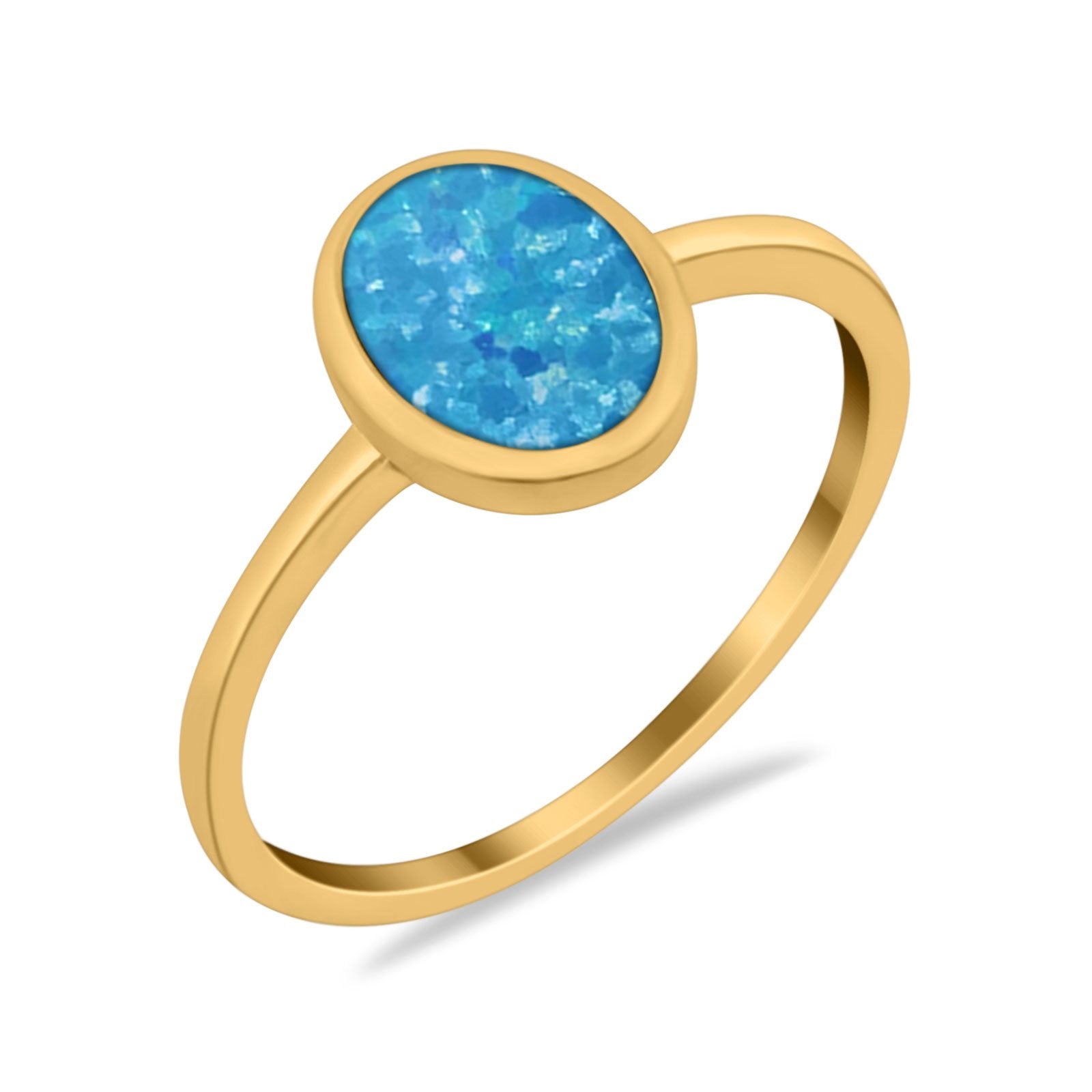 Solitaire Oval Thumb Ring Simulated Cubic Zirconia Stone 925 Sterling Silver