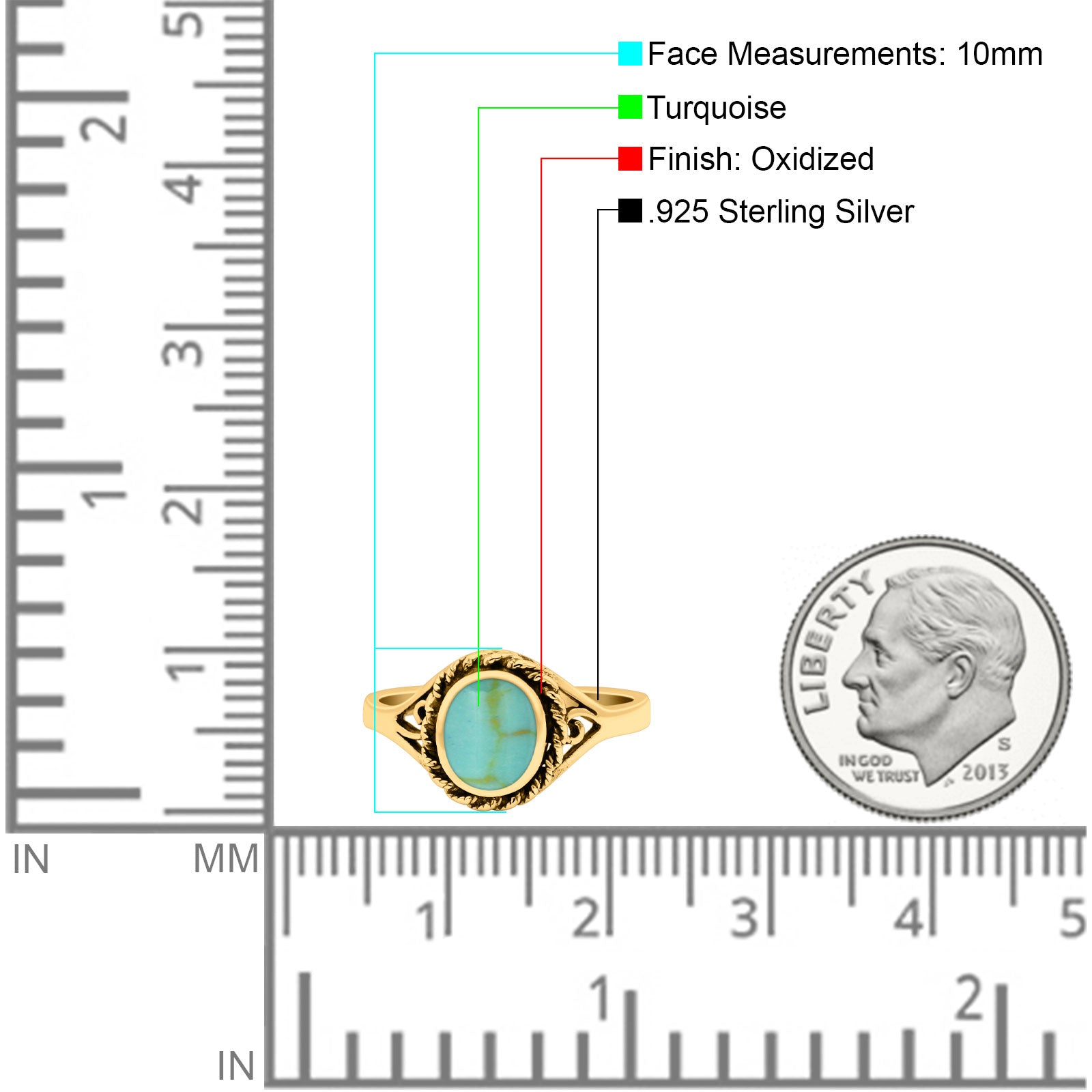 Filigree Petite Dainty Lab Opal Ring Solid Round Oxidized 925 Sterling Silver