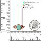 Petite Dainty Butterfly Lab Opal Ring Solid Oval Oxidized 925 Sterling Silver