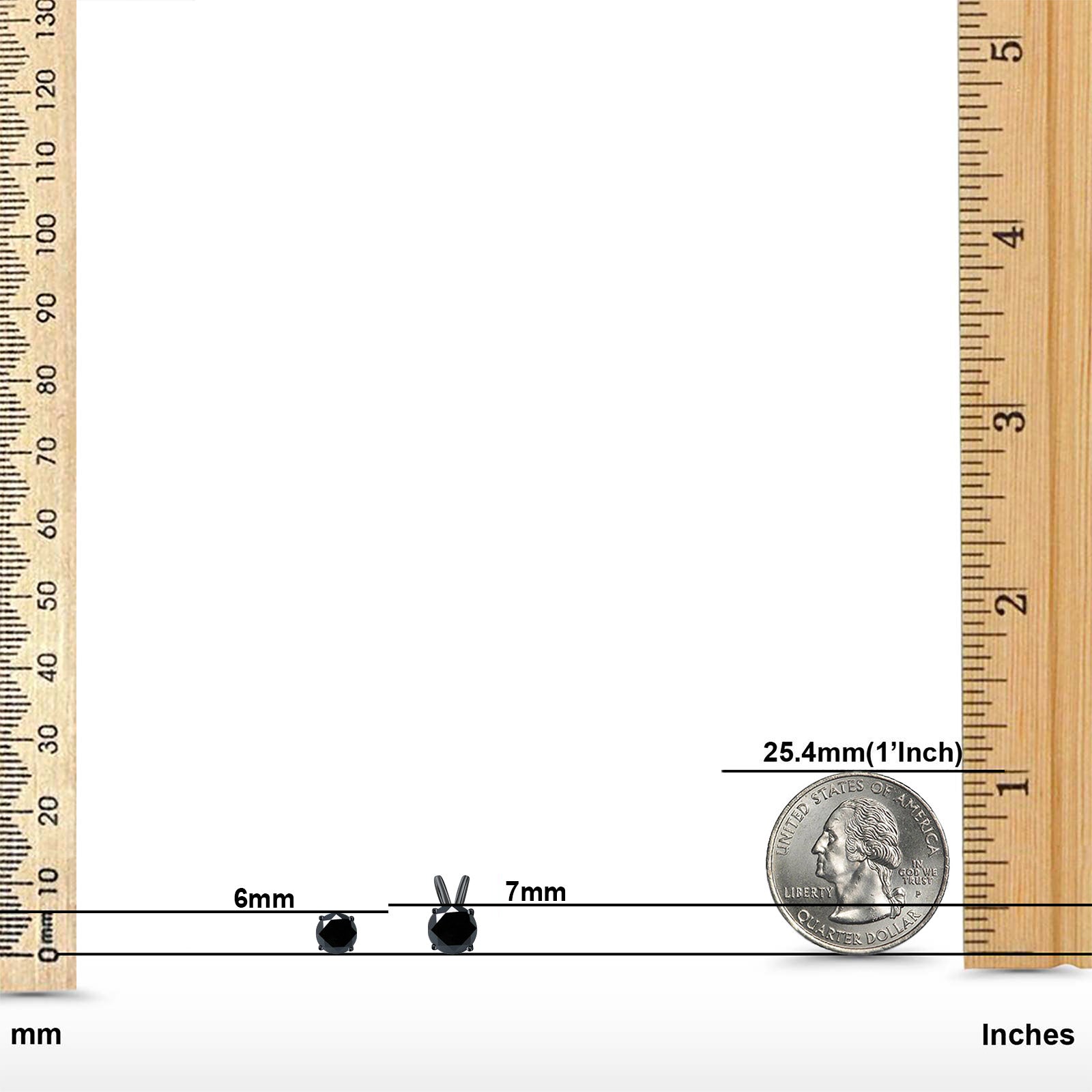 Jewelry Matching Set Pendant Earring Round Simulated Cubic Zirconia 925 Sterling Silver