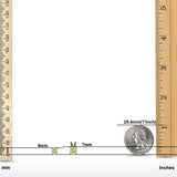 Jewelry Matching Set Pendant Earring Round Simulated Cubic Zirconia 925 Sterling Silver