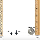 Jewelry Matching Set Pendant Earring Oval Simulated CZ 925 Sterling Silver