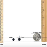 Jewelry Matching Set Pendant Earring Oval Simulated CZ 925 Sterling Silver