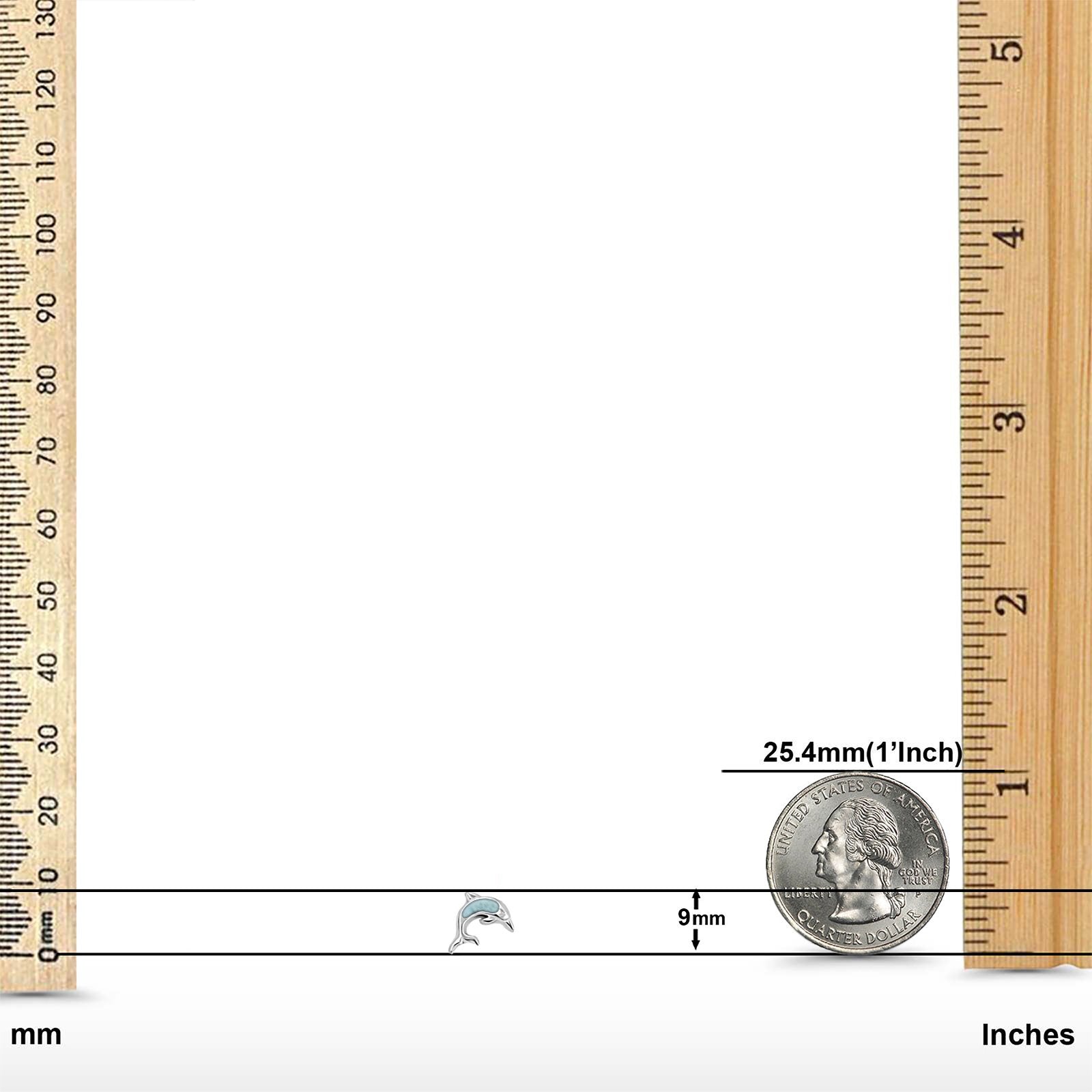 Dolphin Stud Earrings Lab Created Opal 925 Sterling Silver