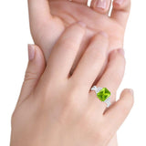 Wedding Ring Emerald Cut Simulated Cubic Zirconia 925 Sterling Silver