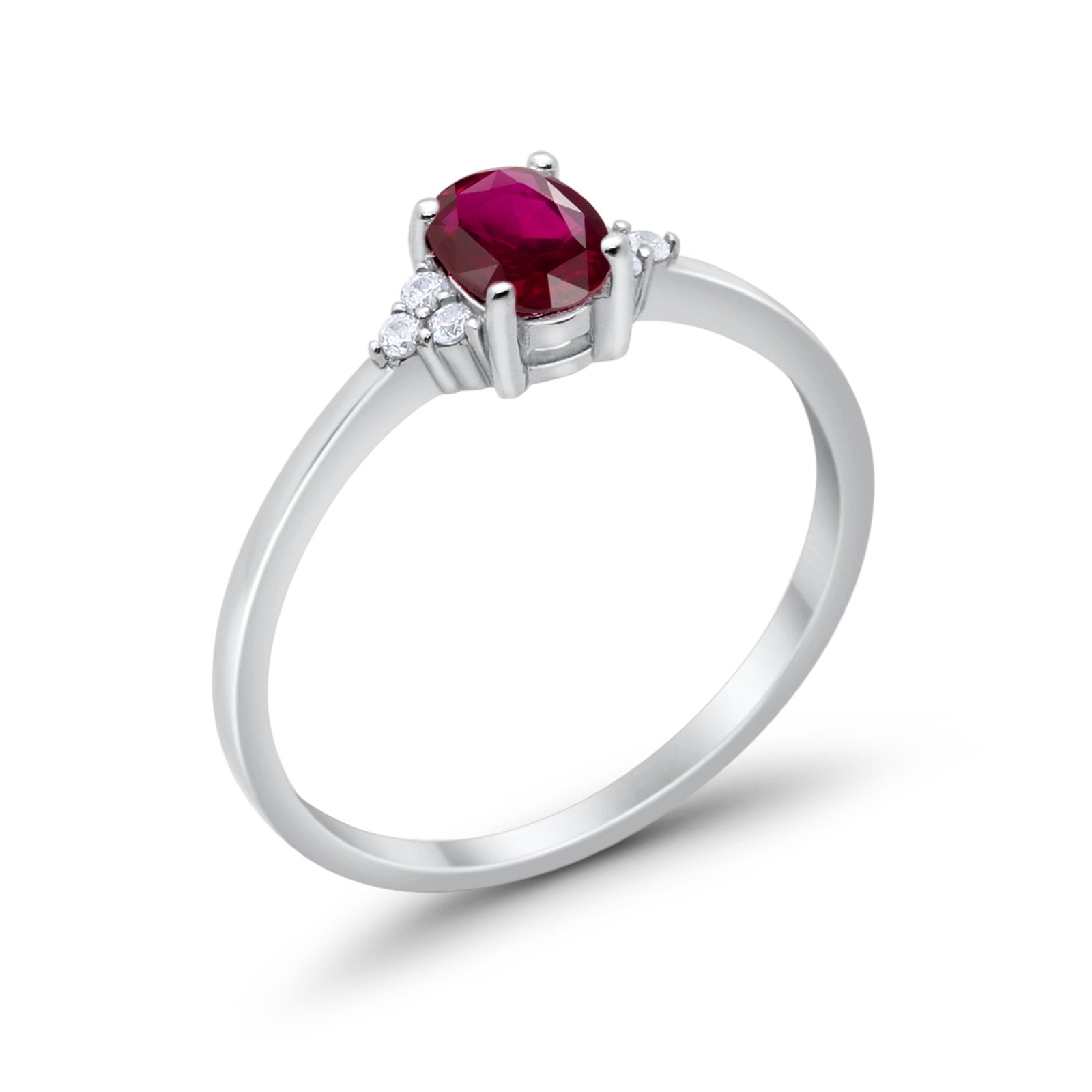 Art Deco Oval Engagement Ring Cubic Zirconia 925 Sterling Silver