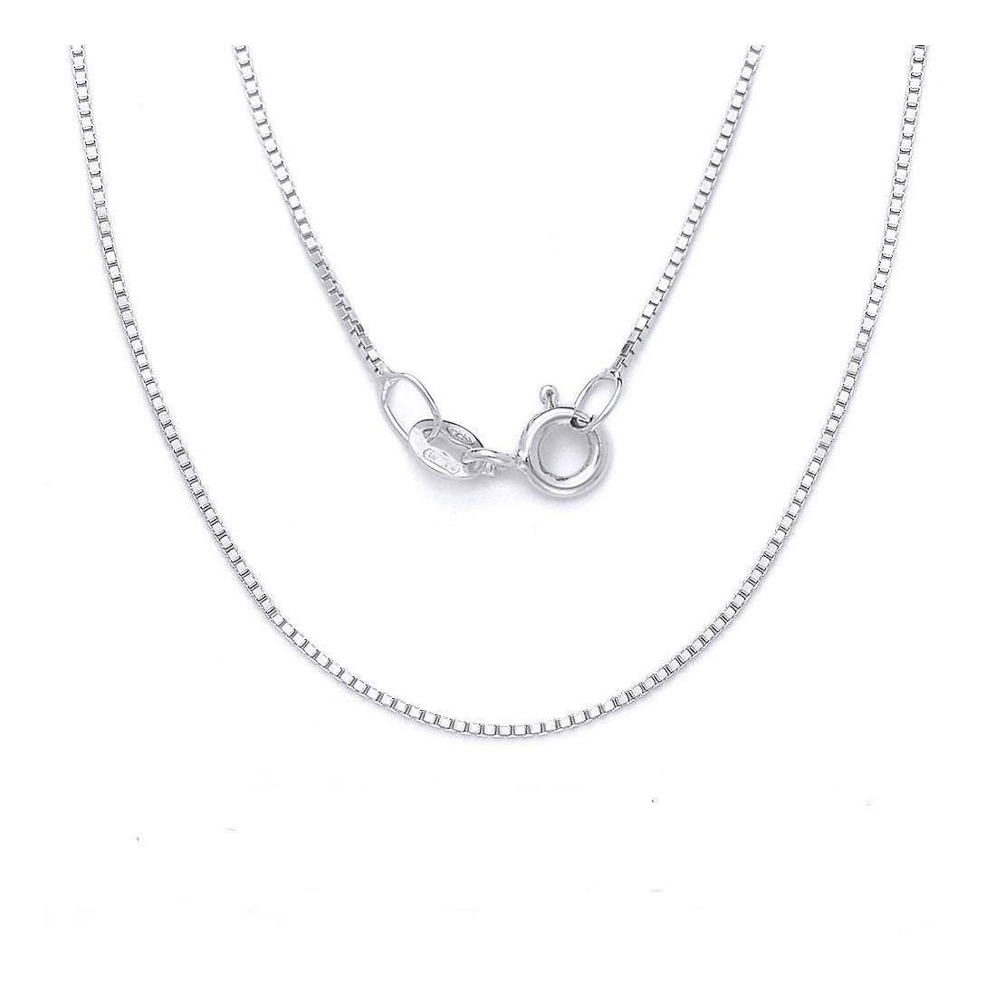 6MM Square Box Chain .925 Solid Sterling Silver Sizes "8-28" Inch