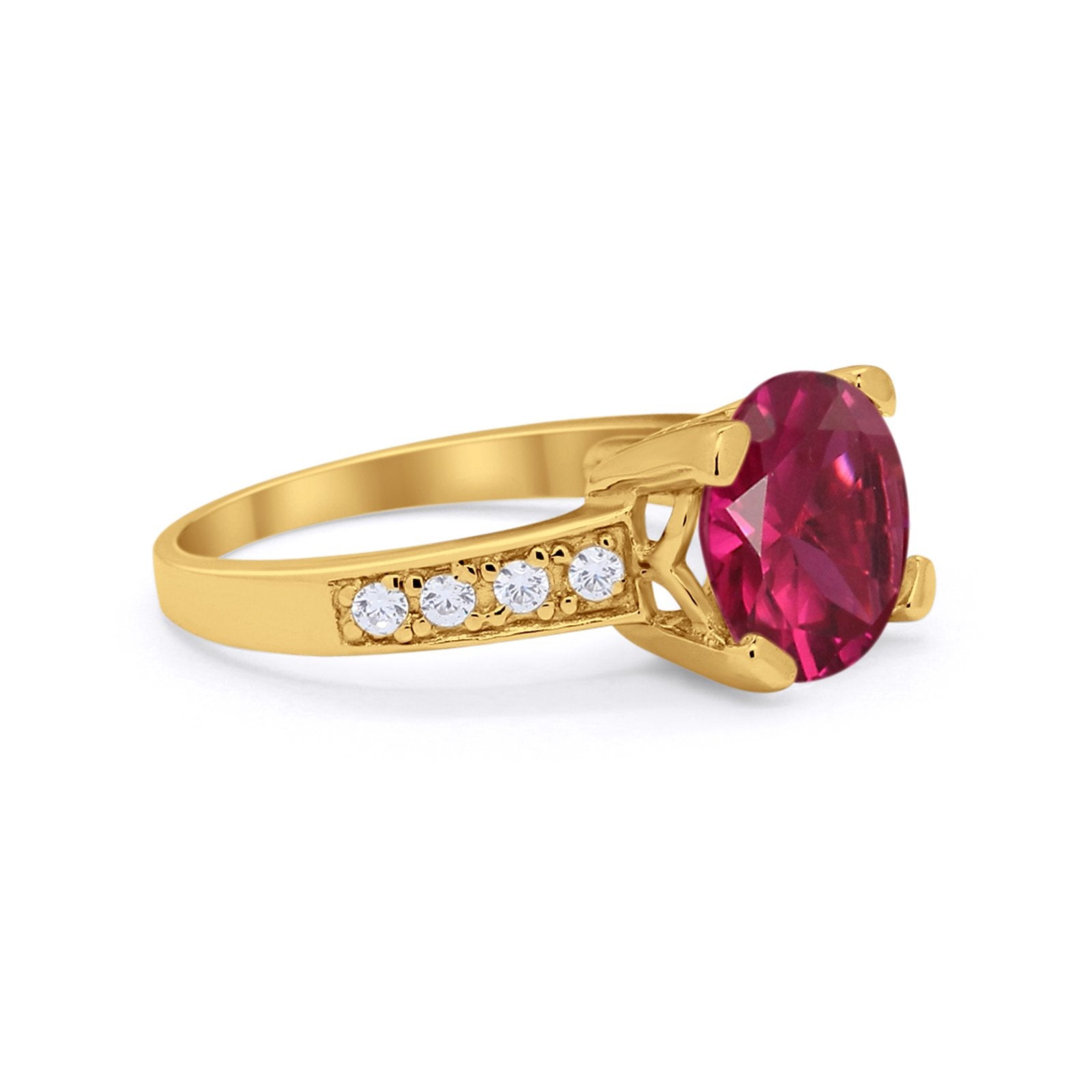 Solitaire Accent Wedding Engagement Ring Round CZ 925 Sterling Silver