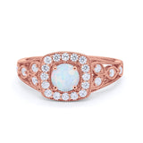 Bezel Solitaire Fashion Ring Simulated Cubic Zirconia 925 Sterling Silver