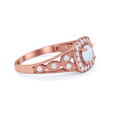 Bezel Solitaire Fashion Ring Simulated Cubic Zirconia 925 Sterling Silver