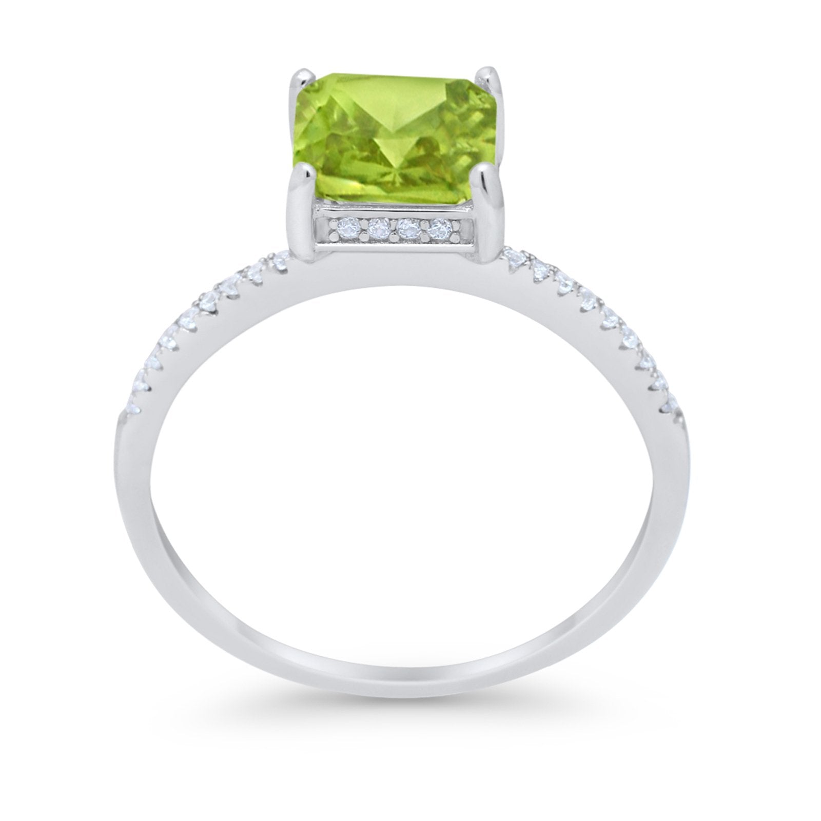 Cushion Cut Art Deco Wedding Engagement Bridal Ring Round Cubic Zirconia 925 Sterling Silver