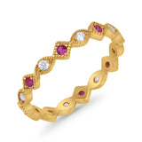 Full Eternity Wedding Band Ring 925 Sterling Silver