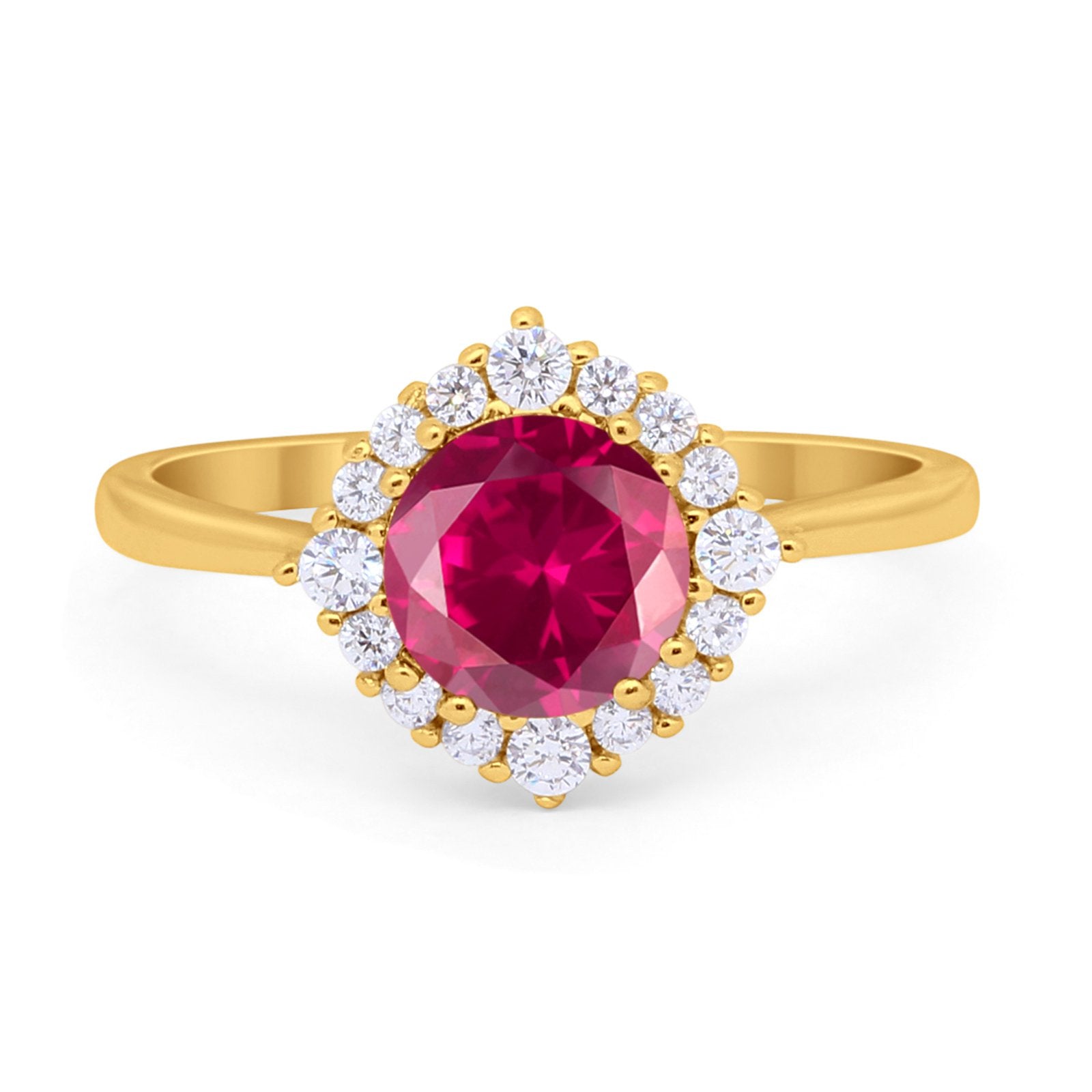Floral Art Deco Wedding Engagement Bridal Ring Round Cubic Zirconia 925 Sterling Silver