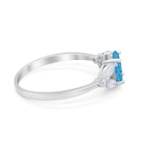 Oval Art Deco Wedding Engagement Ring Marquise Cubic Zirconia 925 Sterling Silver