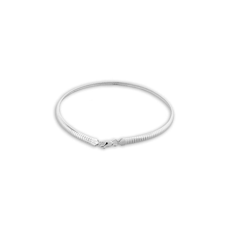 3MM .925 Sterling Silver Omega Necklace Chain "16-18"