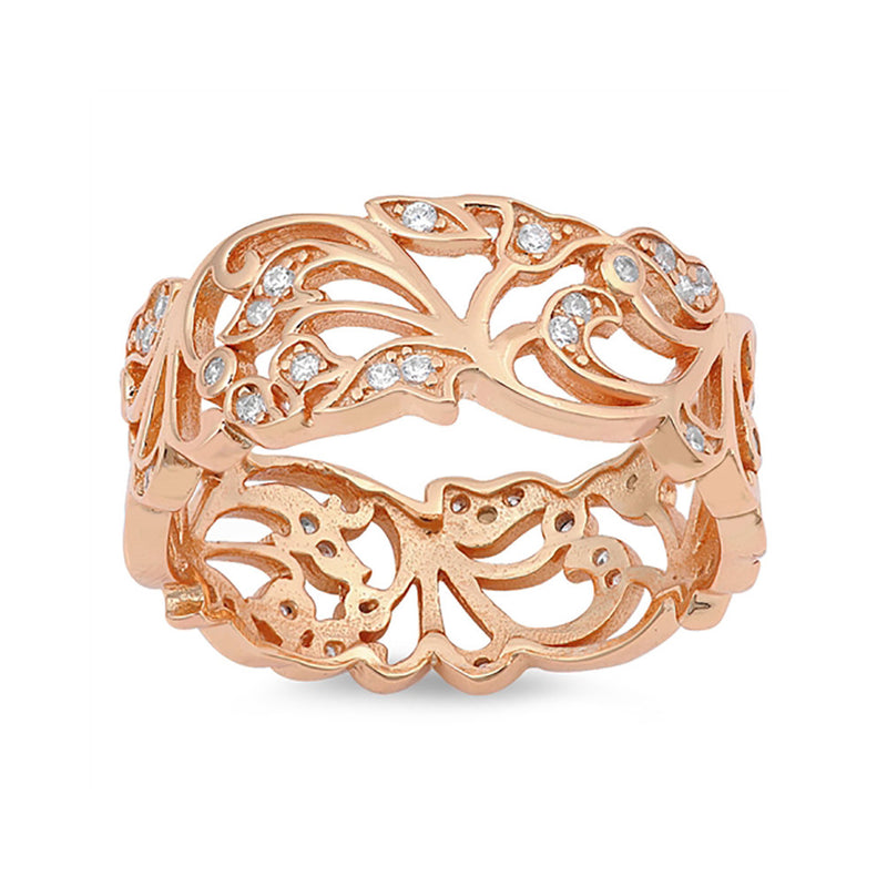 10mm Fashion Band 925 Sterling Silver Round CZ Choose Color - Blue Apple Jewelry