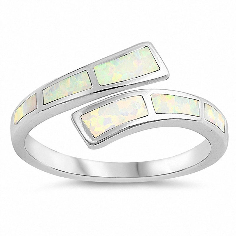 Fashion Created Opal Ring 925 Sterling Silver