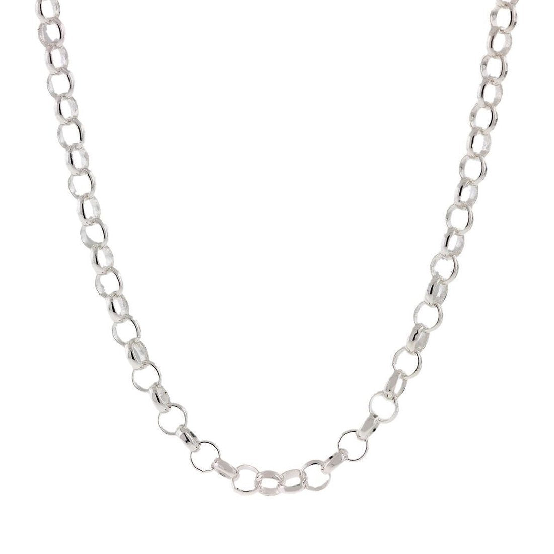 2MM Rolo Chain .925 Solid Sterling Silver Available In "16- 20" Inches