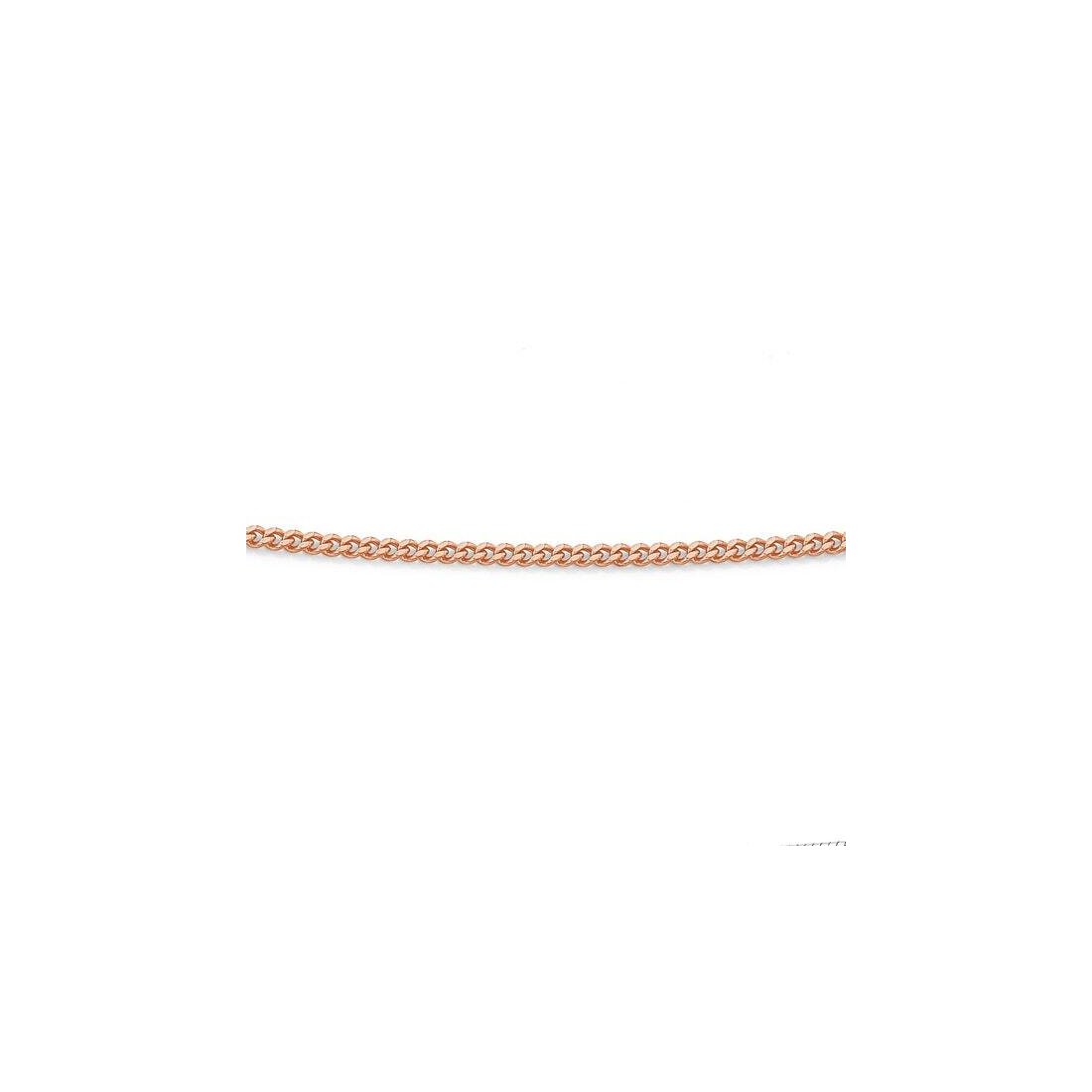 1.8MM 020 Rose Gold Rolo Chain .925 Sterling Silver Length "16-20" Inches