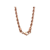 Rope Chain Rose Gold 925 sterling silver