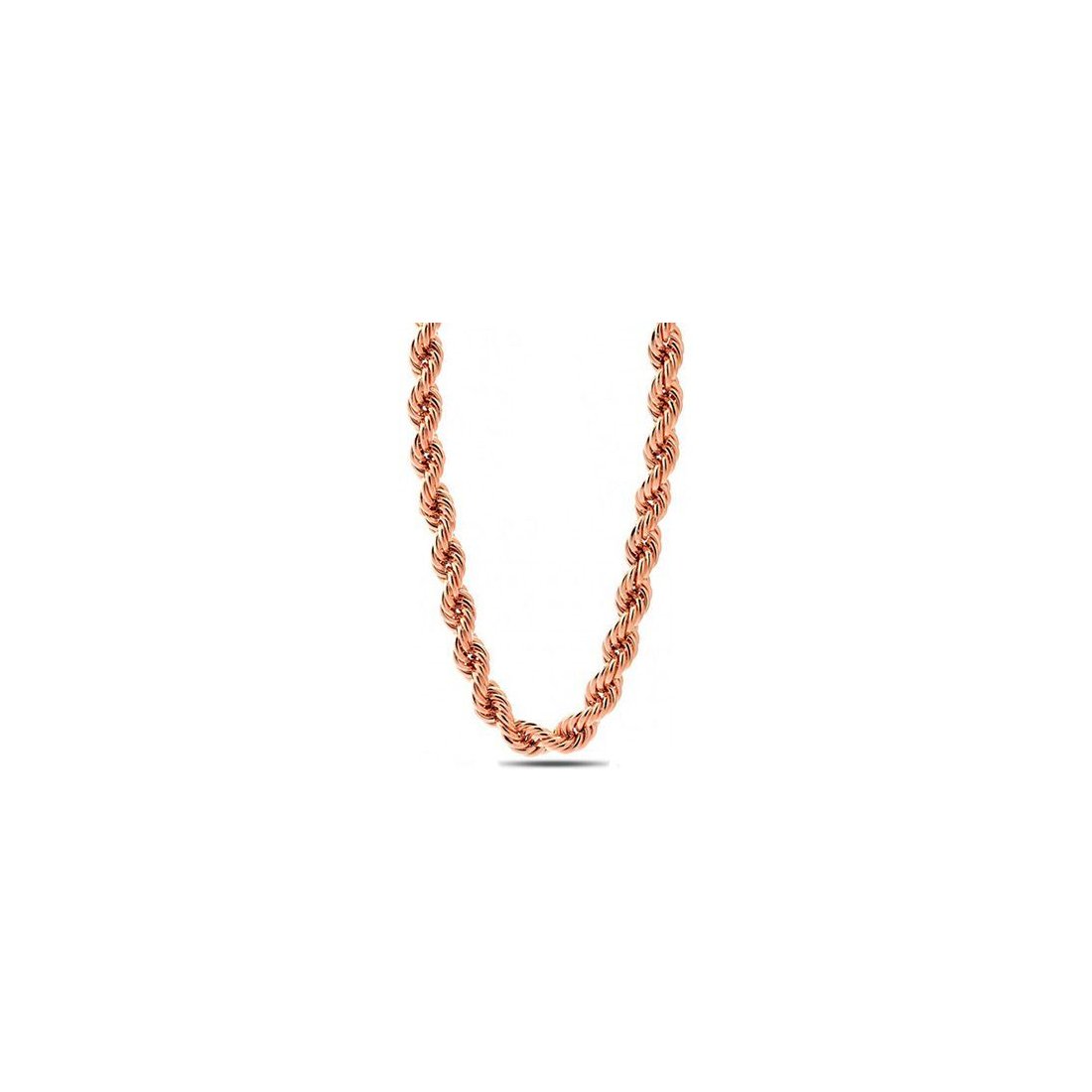 Rope Chain Rose Gold 925 sterling silver