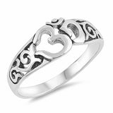 OM Sign Band Ring 925 Sterling Silver Choose Color
