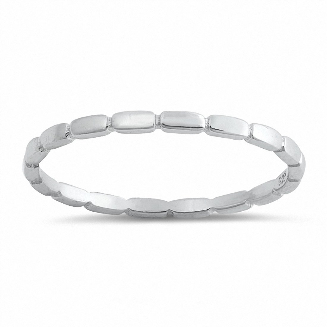 2mm Plain Band 925 Sterling Silver Choose Color