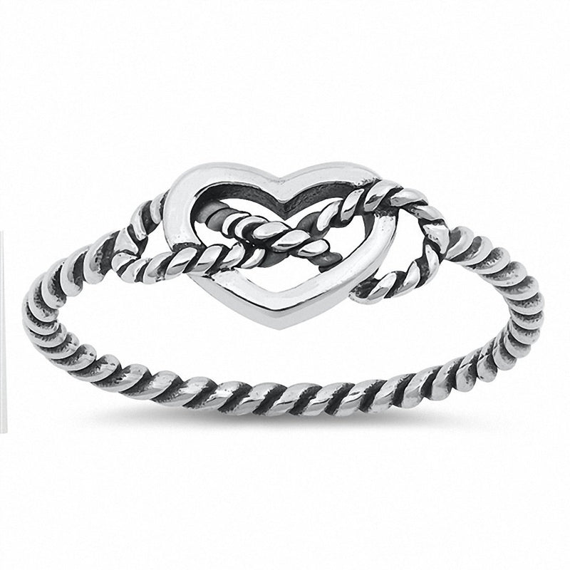 Sideways Sailing Anchor Braided 925 Sterling Silver Choose Color