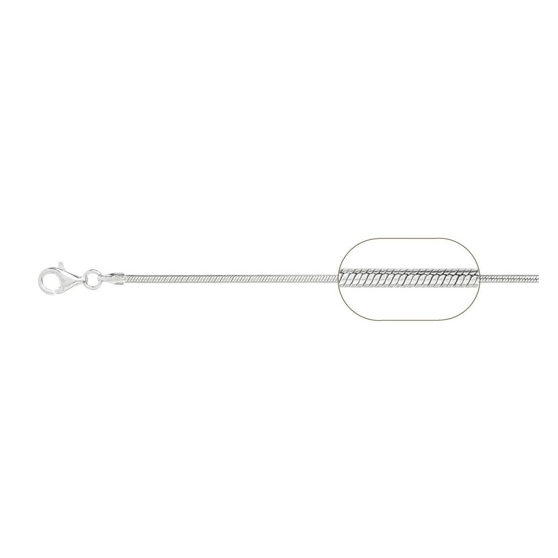 1.5MM Snake Chain .925 Solid Sterling Silver Sizes "7-30"