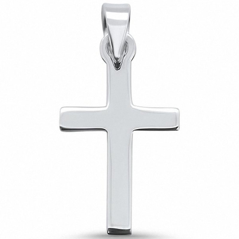 Plain Cross Pendant 925 Sterling Silver