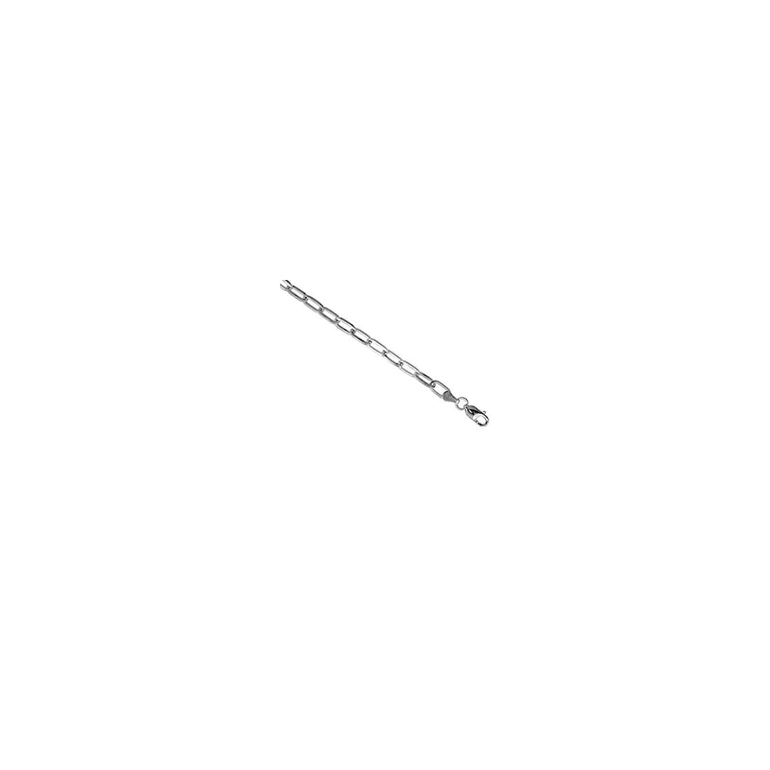 5.1MM 110 Square Forzatina Chain .925 Solid Sterling Silver Sizes 7"-28" Inches