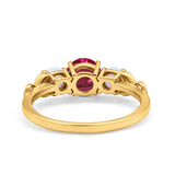 Art Deco Three Stone Engagement Ring Simulated Cubic Zirconia 925 Sterling Silver