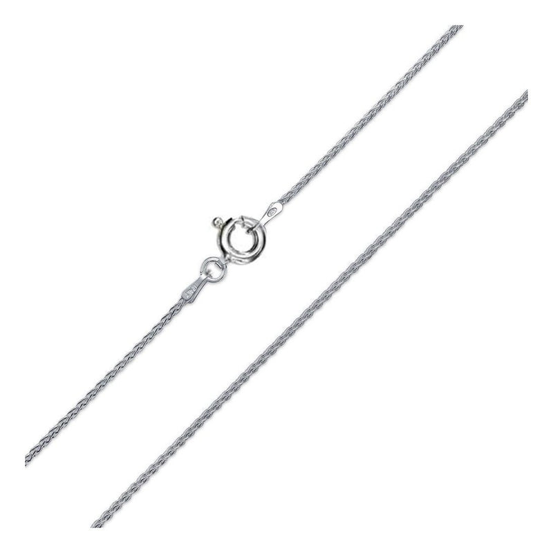 1.9MM .925 Solid Sterling Silver Wheat/Spiga Chain "7-24"