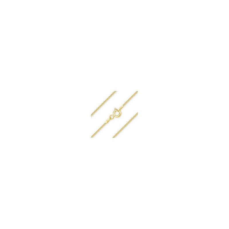 2.5MM Yellow Gold Popcorn Chain .925 Sterling Silver "16-20"