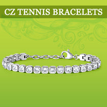 CZ Tennis Bracelets
