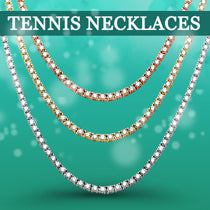 CZ Tennis Necklaces