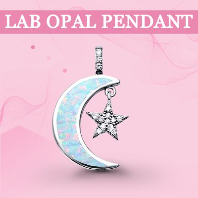 Lab Opal Pendant