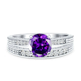 Round Two Piece Gold Ring