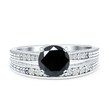 Round Two Piece Gold Ring
