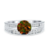 Round Two Piece Gold Ring