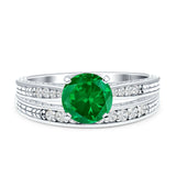 Round Two Piece Gold Ring