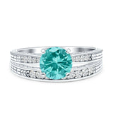 Round Two Piece Gold Ring