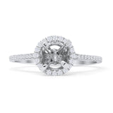 Round Halo Diamond Ring