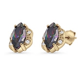 Marquise Stud Earrings