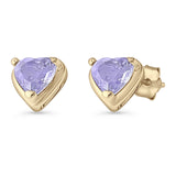 Heart Stud Earrings