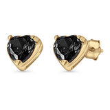 Heart Stud Earrings