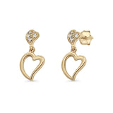Heart Stud Earrings