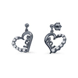 Love Stud Earrings